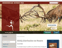 Tablet Screenshot of jagd.at